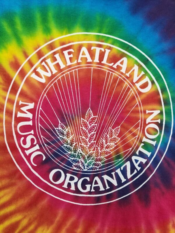 Wheatland Music Festival Short Sleeve Rainbow Tie Dye